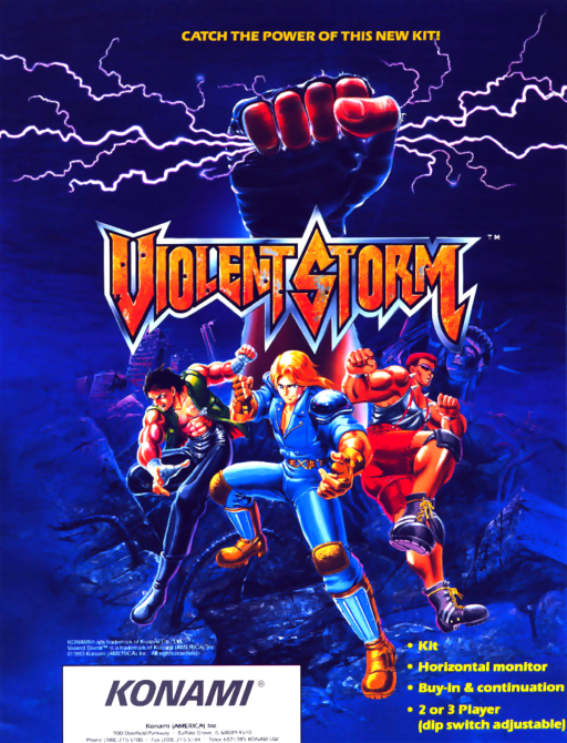 Violent Storm (Europe ver EAB) MAME2003Plus Game Cover